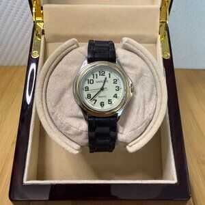 Watch-It Two Tone Gold/Silver Analog Watch, 38mm
